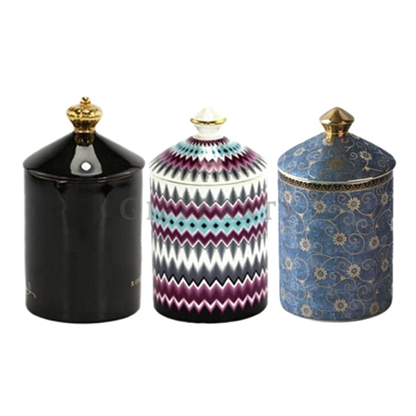 VOUGE禮品,時尚贈品,精品品牌贈品,百貨禮品,外銷禮品,高質量陶瓷蠟燭罐帶蓋蠟燭