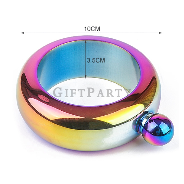 IG爆紅禮品,客製化禮品,精品贈品,時尚贈品,不鏽鋼手環酒壺,Bracelet hip flask , Advertising gifts