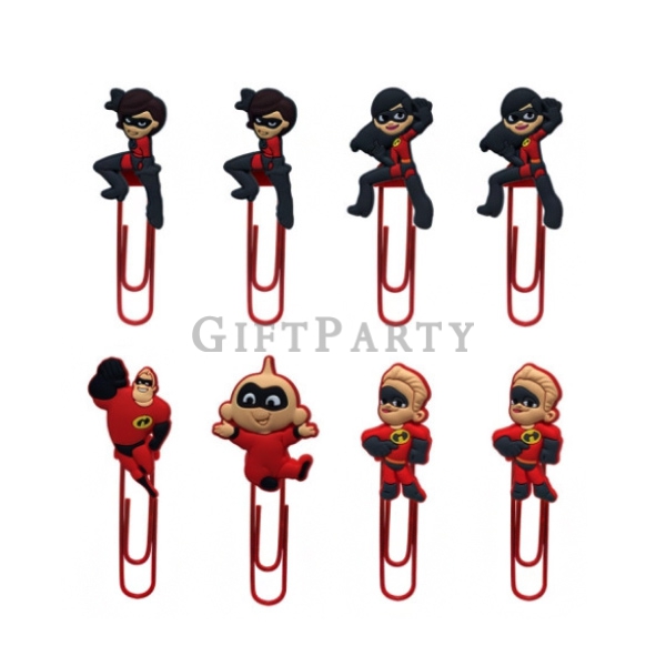 Custom Shape Pvc Paper Clip,禮品,贈品,文具,兒童贈品,客製迴紋針,軟膠PVC造型迴紋針定制