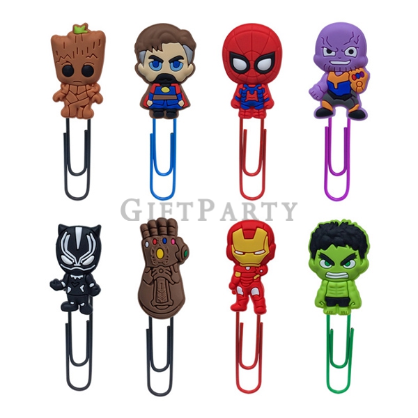 Custom Shape Pvc Paper Clip,禮品,贈品,文具,兒童贈品,客製迴紋針,軟膠PVC造型迴紋針定制
