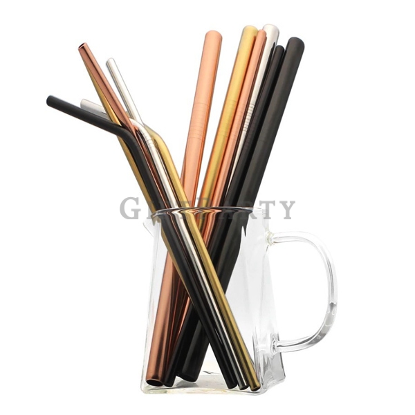 304 Stainless Steel Metal Drinking Straw​​​​​​​,不鏽鋼粗吸管珍珠奶茶吸管