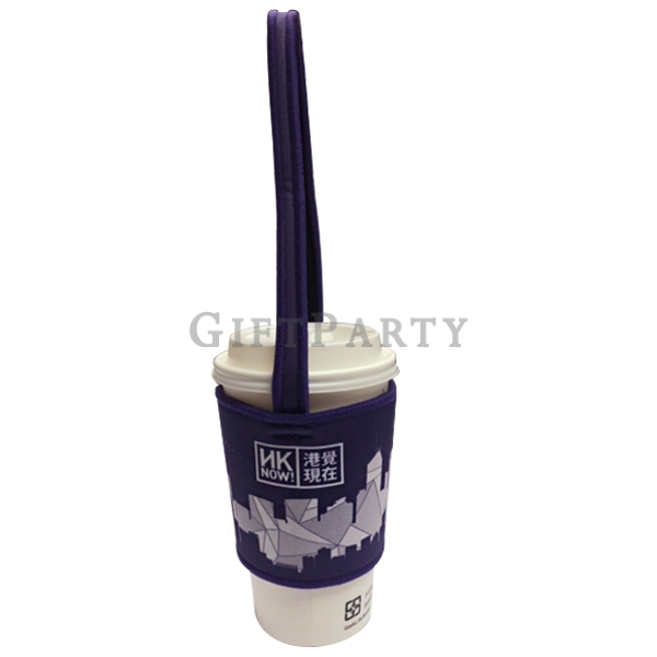 Neoprene drink hand strap,潛水布套飲料提袋,Advertising gifts