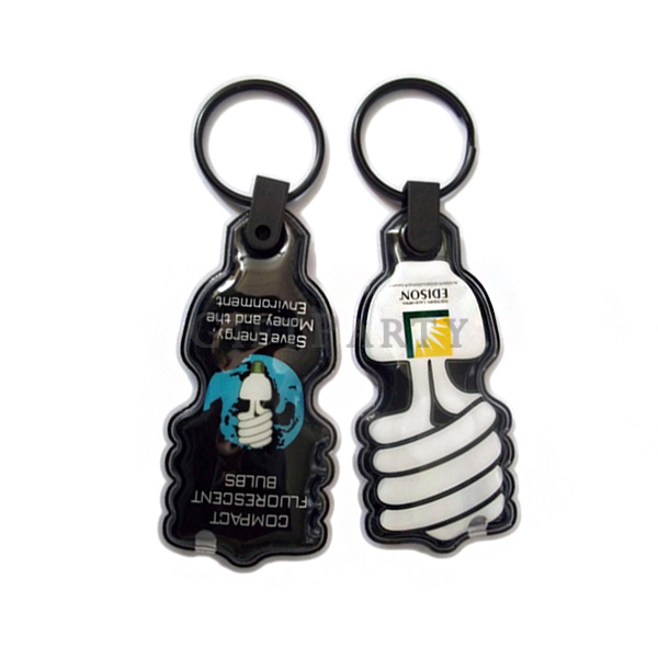 Custom PVC material light key ring,Led Keychains-PVC發光造型鎖圈,LED鎖圈,廣告贈品,宣傳贈品,客製化禮品,on pack贈品,燈泡贈品,
