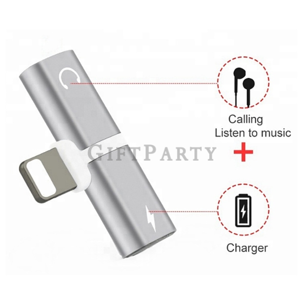Advertising gifts, corporate gifts, promotional gifts, custom gift companies,iPhone二合一音頻充電轉接頭