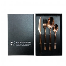 Stainless steel western tableware set