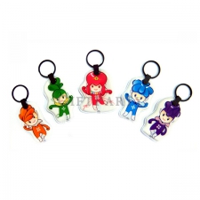 Custom shaped LED shape key ring