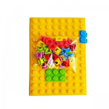 Notebook with Decorative Cubes with Alphabets & Numbers