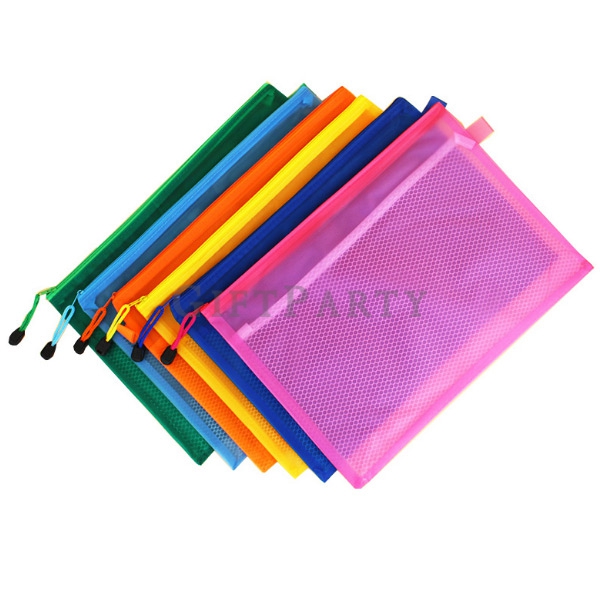 辦公小物,禮品,商務禮品,商務贈品,業務贈品,B4-PVC防水夾網拉鍊文件袋