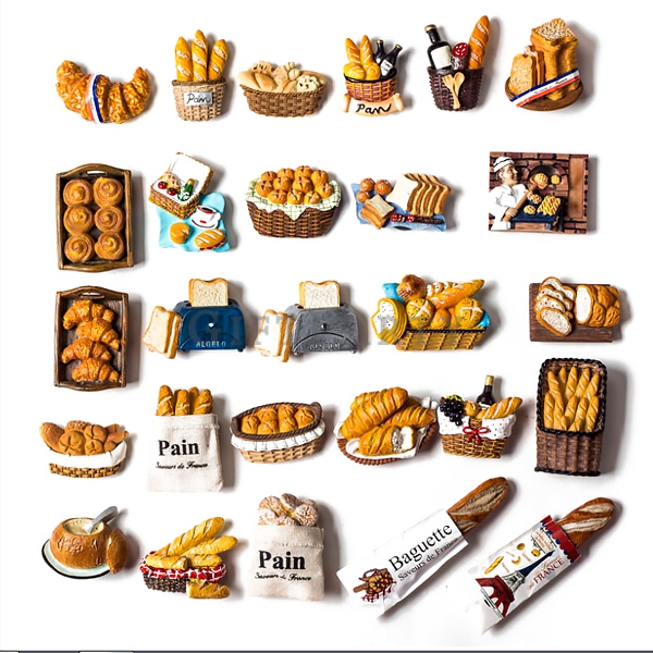 日本贈品,餐廳贈品,pizza贈品,pizza磁鐵,麵包造型,仿真磁鐵,食物造型紀念品,海鮮龍蝦pizza樹脂冰箱貼,贈品