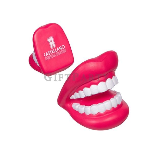 Giveaway for dentistry,squishy,大嘴巴壓力球,pu壓力球,陶瓷貼片贈品,玻尿酸贈品,醫美贈品,