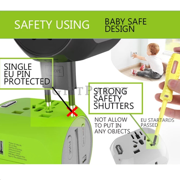 2 usb travel charger,展會禮品,實用禮品,出國禮品,企業贈品,2.4A-2孔USB萬用插頭,Advertising gifts, promotional gifts, custom