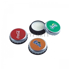 Bottle cap shape lip balm
