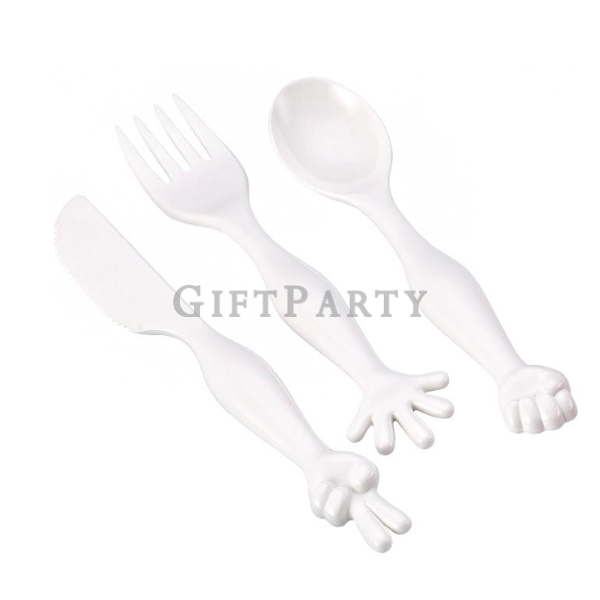 plastic kitchen tableware for kids ,兒童禮品,兒童贈品,可愛餐具組,禮品,選舉贈品,手勢兒童餐具,Advertising gifts, promotional gi