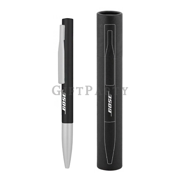 Black metal ball pen chrome mirror LOGO,黑色金屬原子筆鍍鉻鏡面LOGO,Advertising gifts,Custom logo gift Corporate
