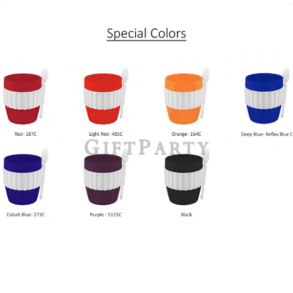 Ceramic cup and silicone insulation sleeve,矽膠隔熱馬克杯帶匙,Advertising gifts,Custom logo gift Corporate Gi