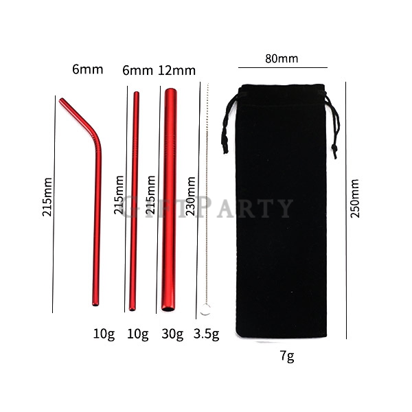 SS304 stainless steel straw set,304不鏽鋼吸管三件組絨布套,Advertising gifts, promotional gifts, custom LOGO gif
