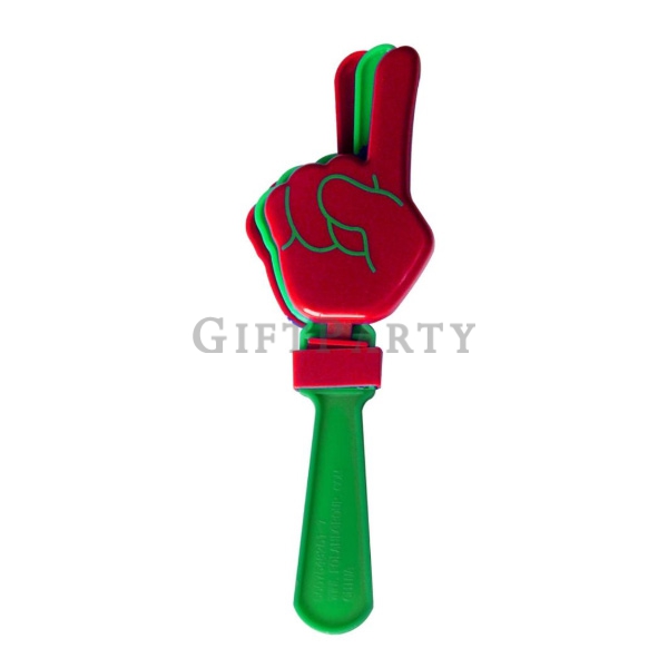 Finger shaped plastic shaking cheering toy hand clapper塑料手勢造型手拍板,選舉造型贈品,1號手勢,手指造型手拍板,選舉拜票手指,選舉禮品,展場贈