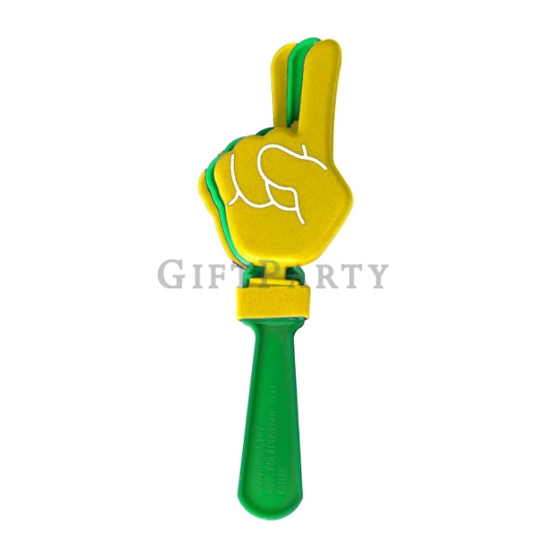 Finger shaped plastic shaking cheering toy hand clapper塑料手勢造型手拍板,選舉造型贈品,1號手勢,手指造型手拍板,選舉拜票手指,選舉禮品,展場贈