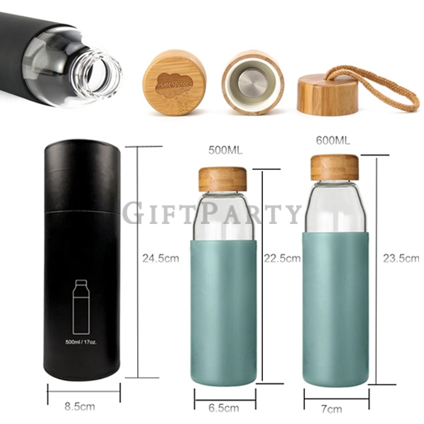 股東會贈品,股東會紀念品,銀行贈品,企業贈品,500ML竹蓋玻璃瓶5