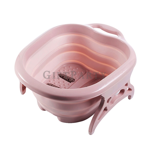 Collapsible plastic folding foldable footbath basin,foot wash basin,footbath bucket-可折疊泡腳桶按摩腳底足浴,去體內