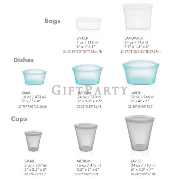 High quality food-grade silicone zipper dishes bowl ,股東會贈品 ,股東會紀念品 ,禮品 ,實用贈品 ,百貨贈品 ,可微波矽膠食物保鮮袋保鮮碗杯三件