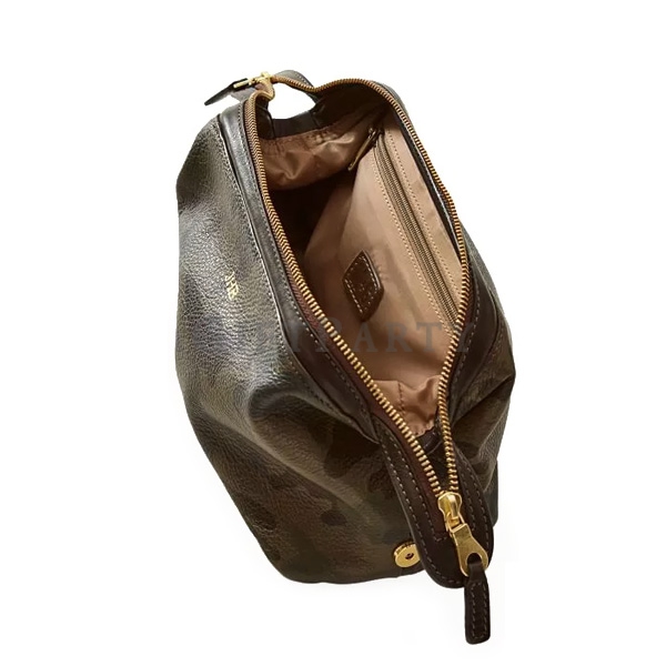 Leather cosmetic bag, storage bag,潮牌贈品,日本贈品,雜誌附錄,禮品,贈品,高品質贈品,精品贈品,股東會贈品,皮革化妝包迷彩