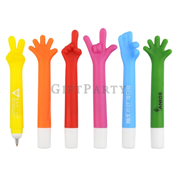 手勢筆,選舉贈品,廣告筆,選舉文宣品,選舉筆,ok手勢筆手指筆,Finger pen gesturing pen
