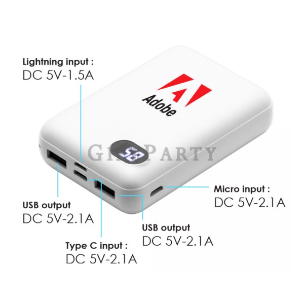 Custom powerbank (UV printing) 10000mAh,企業禮品,10000mAh行動電源(UV印刷), Advertising gifts, promotional gift