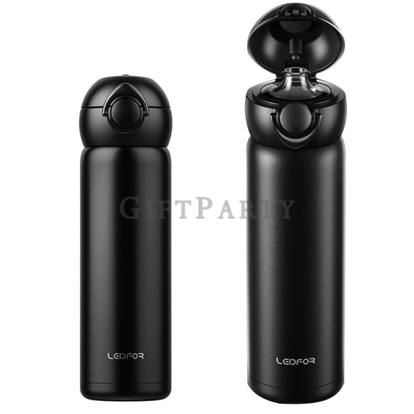 High quality matte black nozzle stainless steel thermos,磨砂黑吸嘴式不鏽鋼保溫瓶,Stainless steel thermos, stainl
