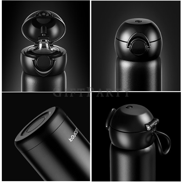 High quality matte black nozzle stainless steel thermos,磨砂黑吸嘴式不鏽鋼保溫瓶,Stainless steel thermos, stainl