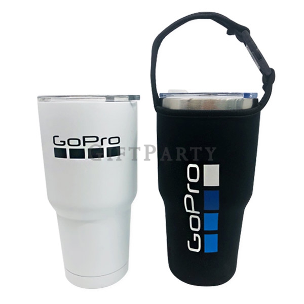 Corporate Gift OEM ∣ 30oz Stainless Steel Cup + neoprene cloth cover,30oz冰霸杯+潛水布套, Advertising gifts