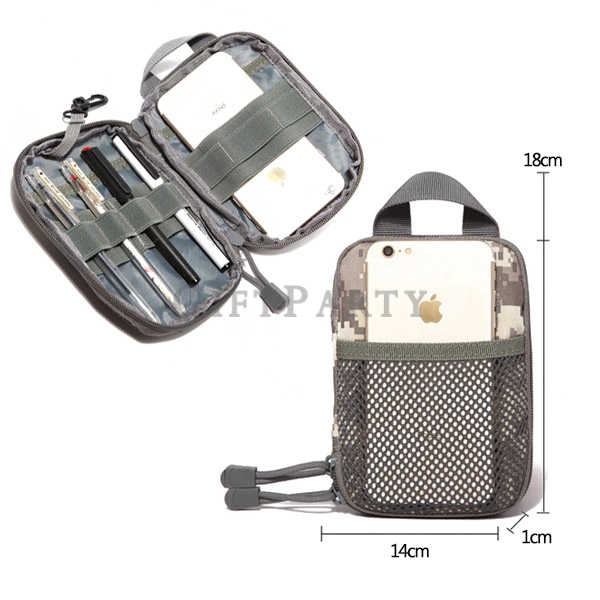 Camouflage tactical pockets mobile phone bag storage bag,迷彩戰術腰包手機包收納包
