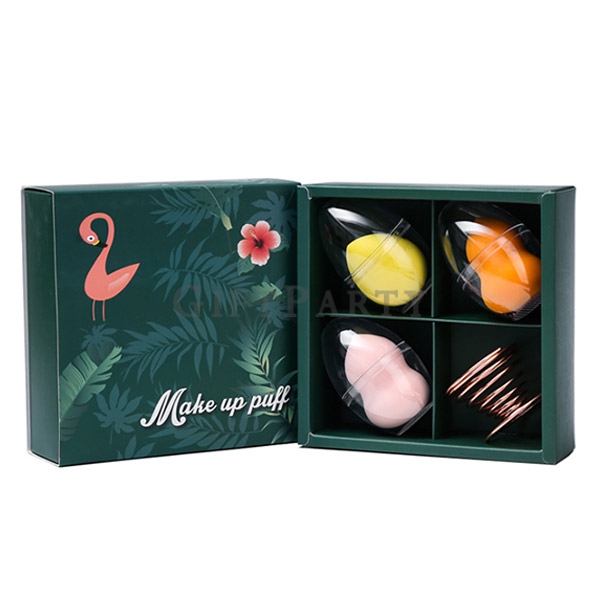 Beauty Makeup Egg Powder Puff 4 Package Set,乾濕兩用美妝蛋套裝,Cosmetic Makeup Sponges Beauty Egg Shaped Set,