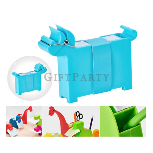 ZH0000894PS-2211-動物筆筒便簽座-紙夾,狗筆筒便簽座-紙夾, Dog Pen Holder-Paper Clip