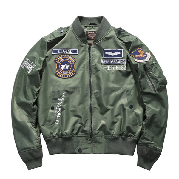 鋼鐵外套,飛行外套棒球外套客製臂章logo,飛行外套,空軍外套, patched bomber jacket,Flight Man's Suede Bomber Jacket