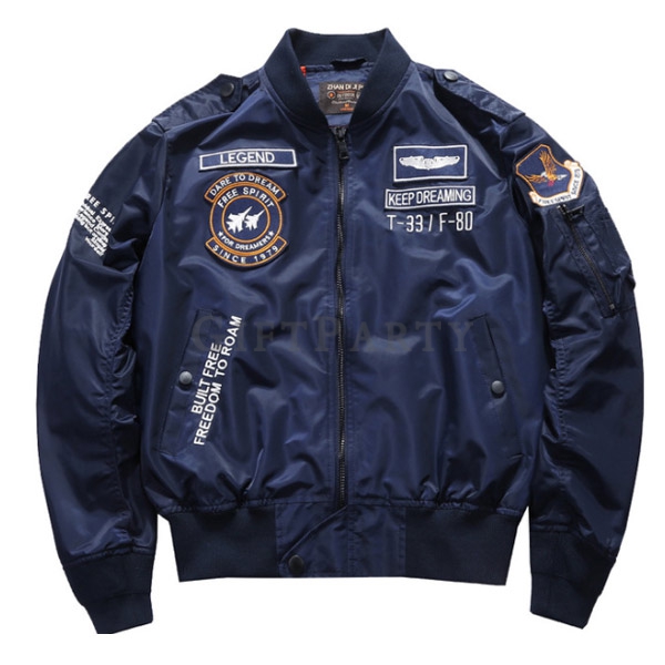 鋼鐵外套,飛行外套棒球外套客製臂章logo,飛行外套,空軍外套, patched bomber jacket,Flight Man's Suede Bomber Jacket
