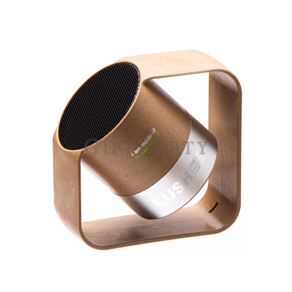 Square Bluetooth Speaker,藍芽音箱,植物纖維小麥色藍芽音箱