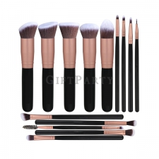 14pcs Make Up Brushes Wood Handle