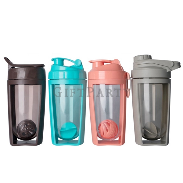 PS shaker bottle with mixer ball,新款設計PS搖搖杯攪拌球