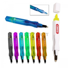 Plastic portable promotion staple remover with highlighter
