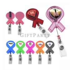 Ribbon-shaped Badge holder  badge clip