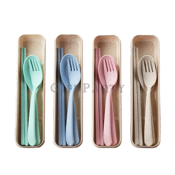 Wheat straw cutlery,小麥環保餐具組,小麥餐具組