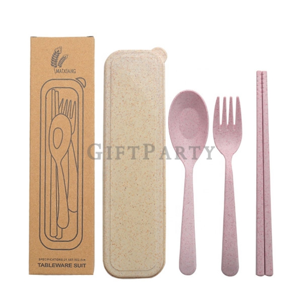 Wheat straw cutlery,小麥環保餐具組,小麥餐具組