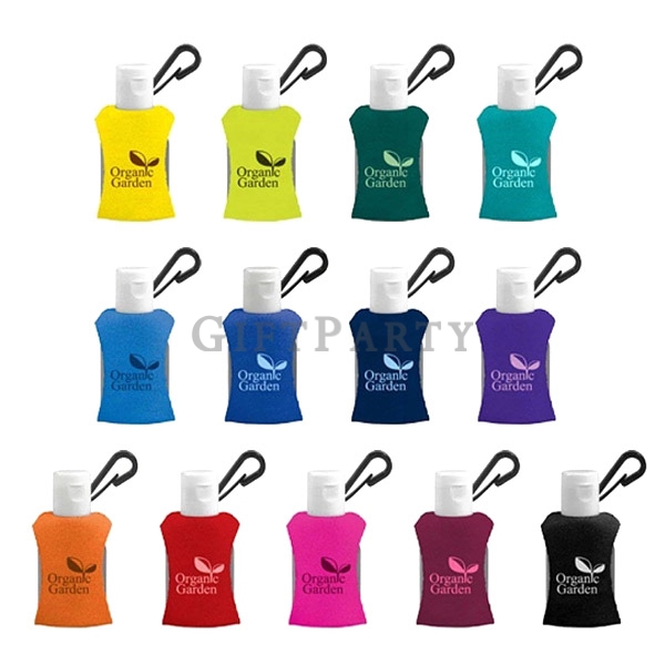 Neoprene holder mini bottle hand sanitizer,乾洗手潔手液凝膠帶潛水布套登山扣,15ml neoprene vest antibacterial hand sa