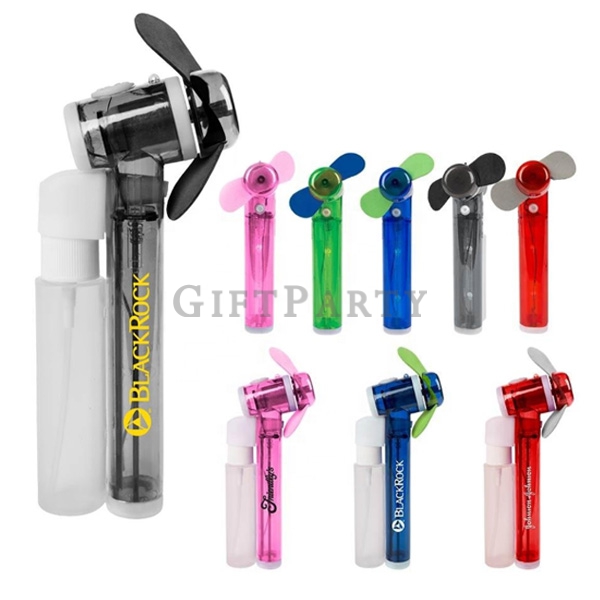 Mini spray fan,迷你噴霧風扇,Mini spray fan, small fan, spray bottle, epidemic spray, advertising gifts, pr