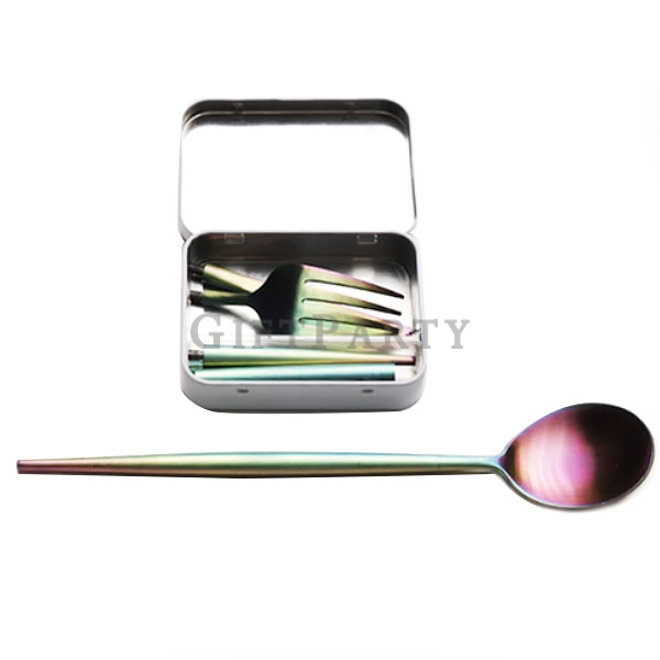 Portable travel  stainless steel cutlery set flatware set with case,禮品,新款贈品,不鏽鋼餐具組,便攜口袋不繡鋼組裝餐具組