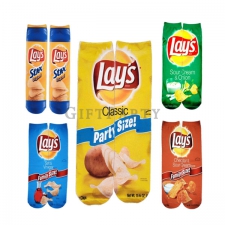 Customized Combed Cotton Socks Logo Full Color Design