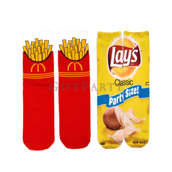 Customized Combed Cotton Socks Logo Full Color Design,翻轉創意,客製精梳棉襪子LOGO全彩設計