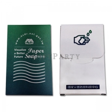 Disposable soap paper customization