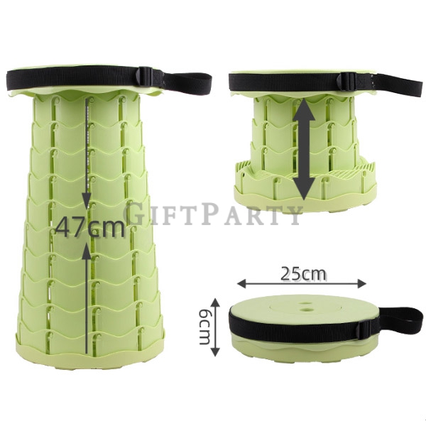 Portable telescopic stool,convenient foldable outdoor folding retractable portable telescopic stool,